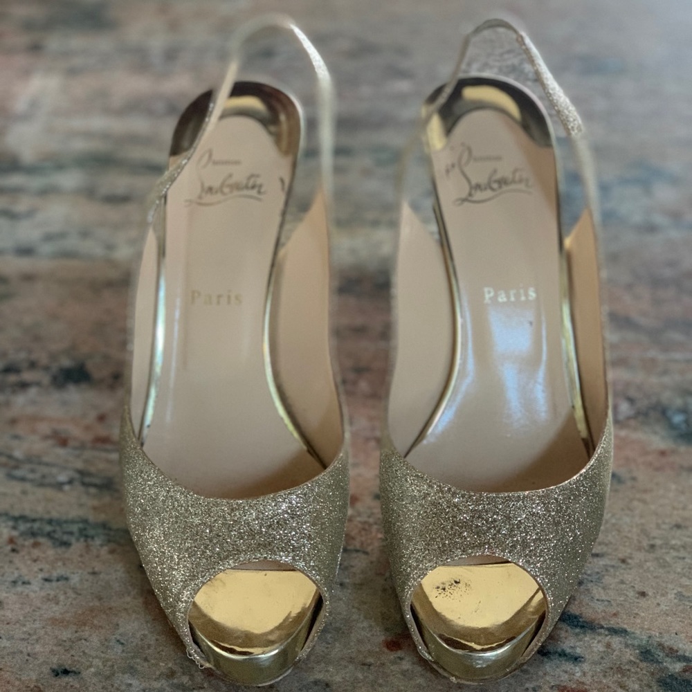 Louboutin N-Prive 100mm. Make me an offer!